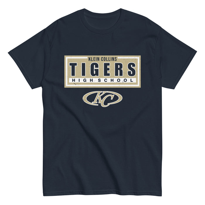 Klein Collins High School Tigers Classic Unisex Navy T-shirt 049