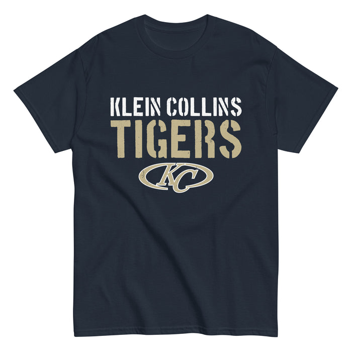 Klein Collins High School Tigers Classic Unisex Navy T-shirt 017
