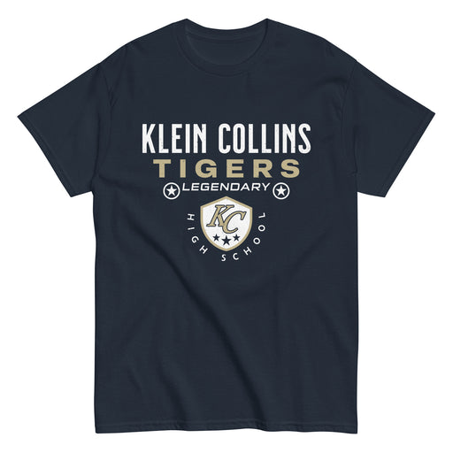 Klein Collins High School Tigers Classic Unisex Navy T-shirt 003