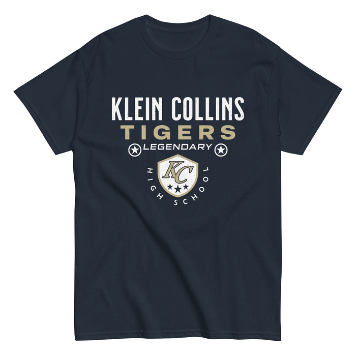 Klein Collins High School Tigers Classic Unisex Navy T-shirt 003