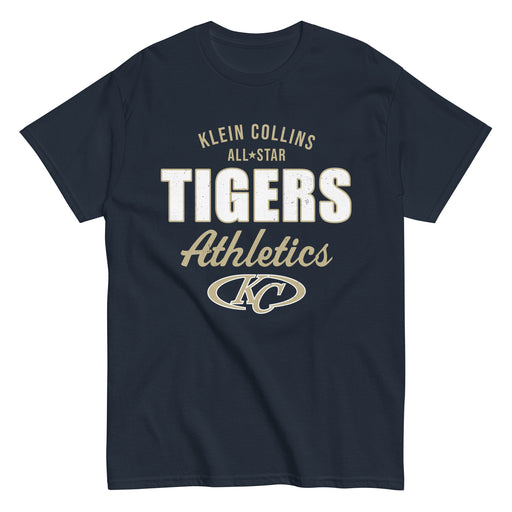 Klein Collins High School Tigers Classic Unisex Navy T-shirt 034