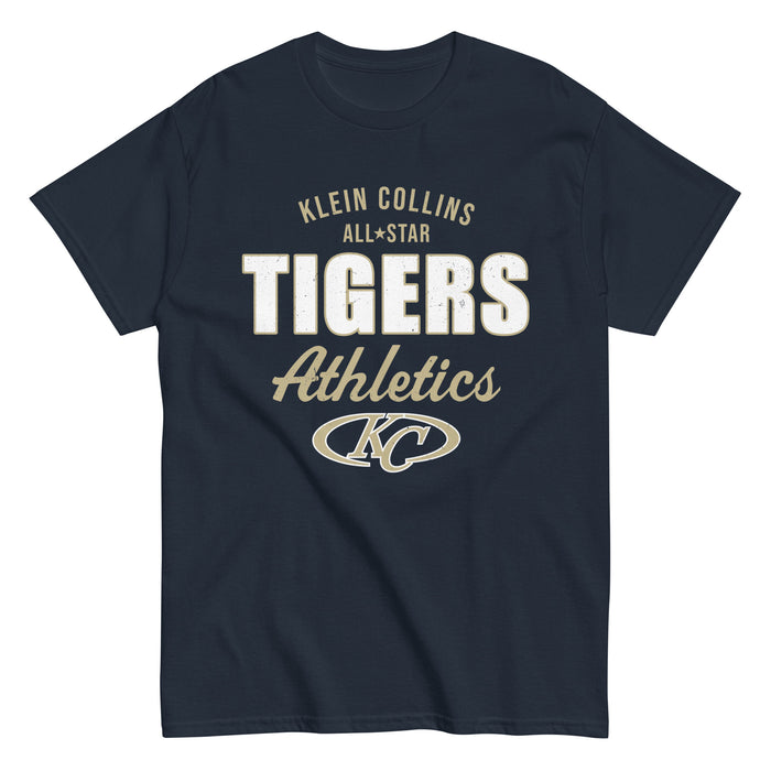 Klein Collins High School Tigers Classic Unisex Navy T-shirt 034