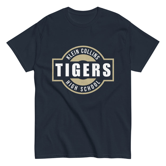 Klein Collins High School Tigers Classic Unisex Navy T-shirt 011