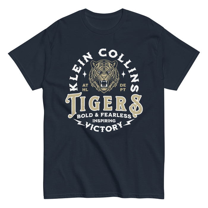 Klein Collins High School Tigers Classic Unisex Navy T-shirt 206