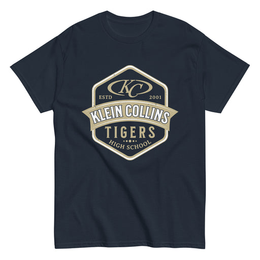 Klein Collins High School Tigers Classic Unisex Navy T-shirt 209
