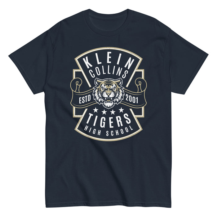 Klein Collins High School Tigers Classic Unisex Navy T-shirt 207