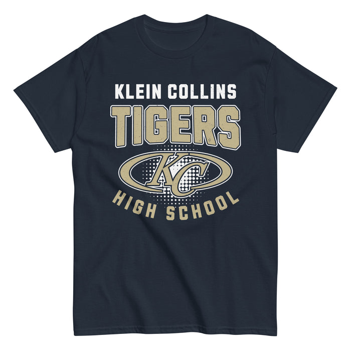Klein Collins High School Tigers Classic Unisex Navy T-shirt 204