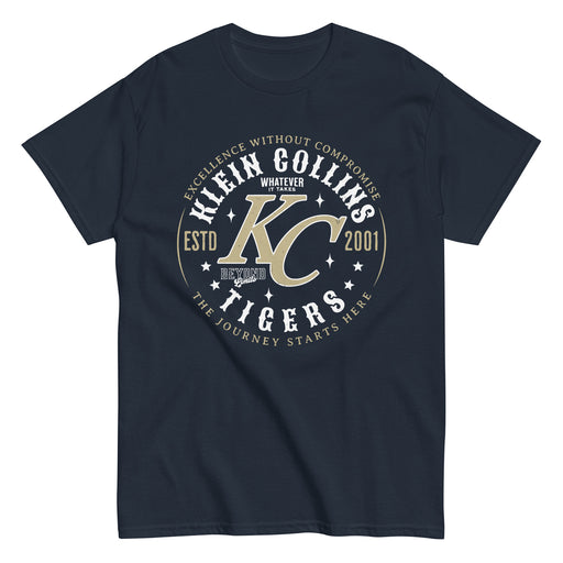 Klein Collins High School Tigers Classic Unisex Navy T-shirt 214