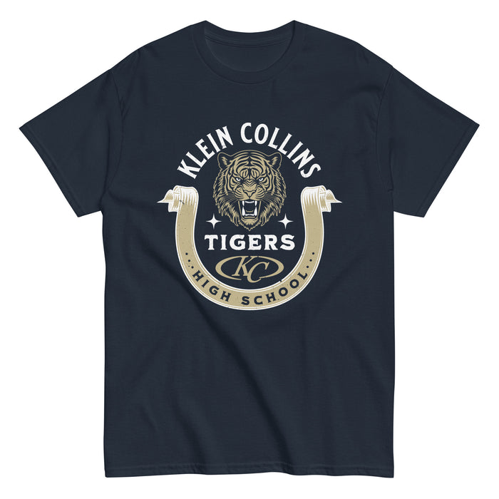 Klein Collins High School Tigers Classic Unisex Navy T-shirt 229
