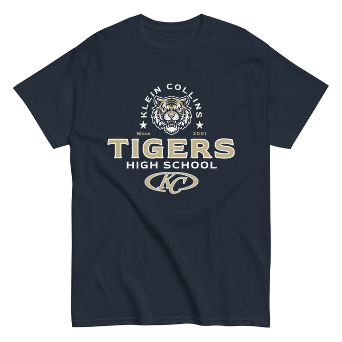 Klein Collins High School Tigers Classic Unisex Navy T-shirt 222