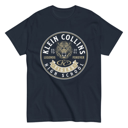 Klein Collins High School Tigers Classic Unisex Navy T-shirt 215