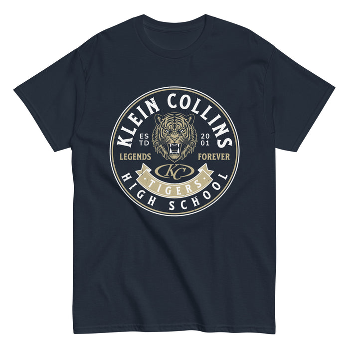 Klein Collins High School Tigers Classic Unisex Navy T-shirt 215