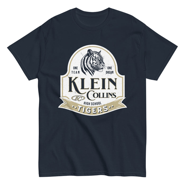 Klein Collins High School Tigers Classic Unisex Navy T-shirt 219