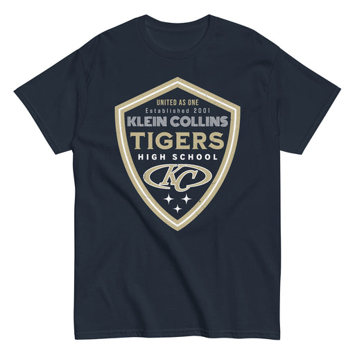 Klein Collins High School Tigers Classic Unisex Navy T-shirt 225