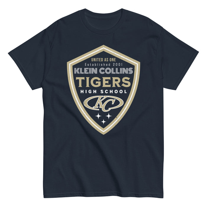 Klein Collins High School Tigers Classic Unisex Navy T-shirt 225