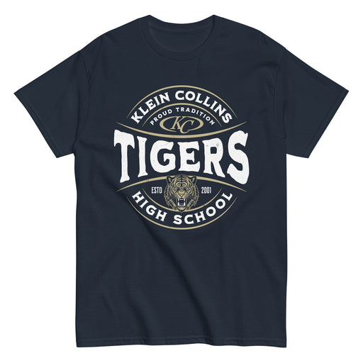 Klein Collins High School Tigers Classic Unisex Navy T-shirt 218