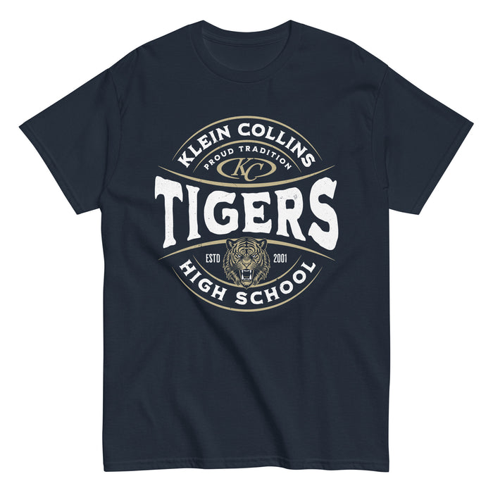 Klein Collins High School Tigers Classic Unisex Navy T-shirt 218
