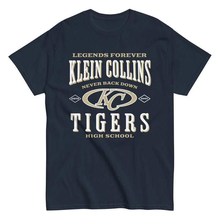 Klein Collins High School Tigers Classic Unisex Navy T-shirt 230