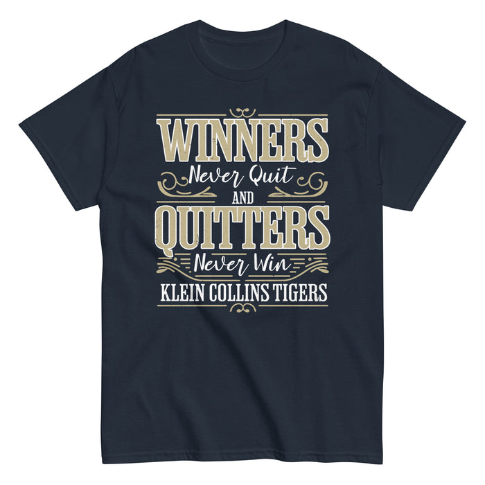 Klein Collins High School Tigers Classic Unisex Navy T-shirt 237