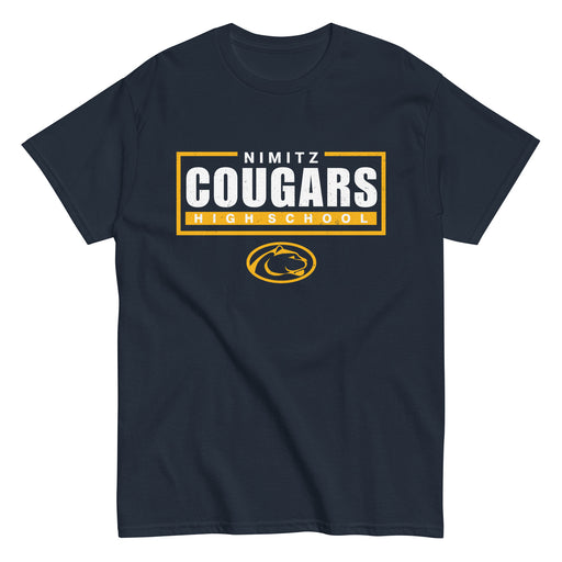 Nimitz High School Cougars Navy Blue Classic Unisex T-shirt 049