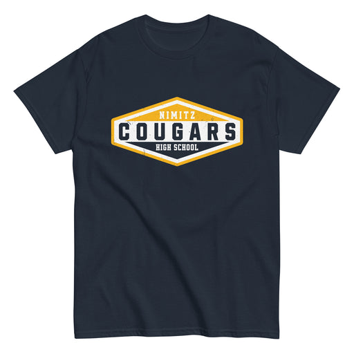 Nimitz High School Cougars Navy Blue Classic Unisex T-shirt 009