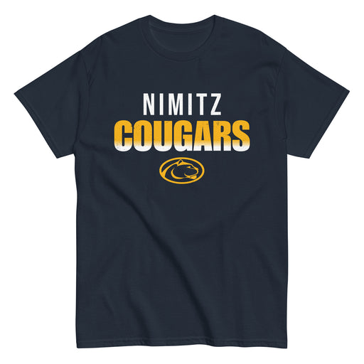 Nimitz High School Cougars Navy Blue Classic Unisex T-shirt 024