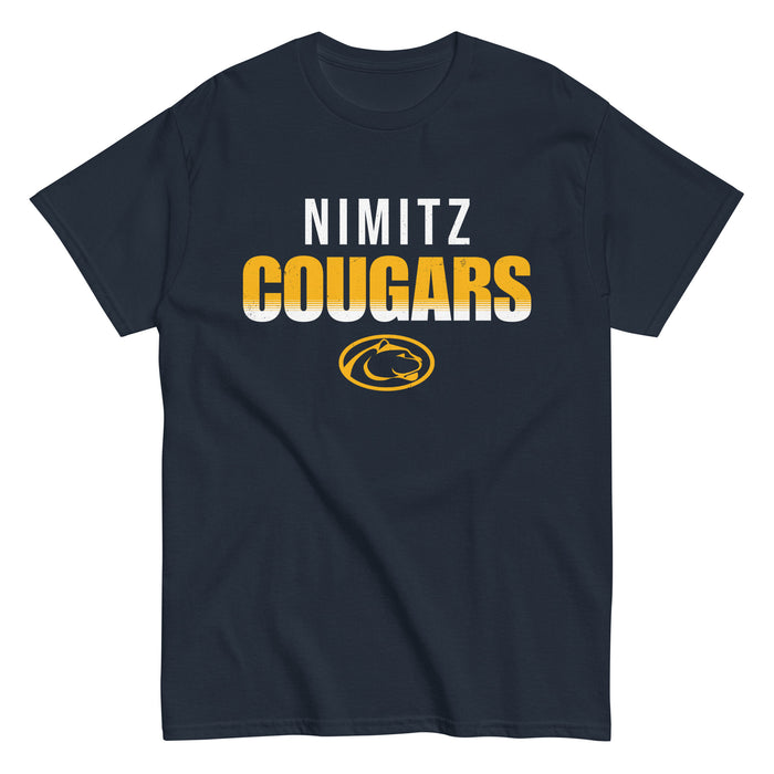Nimitz High School Cougars Navy Blue Classic Unisex T-shirt 024