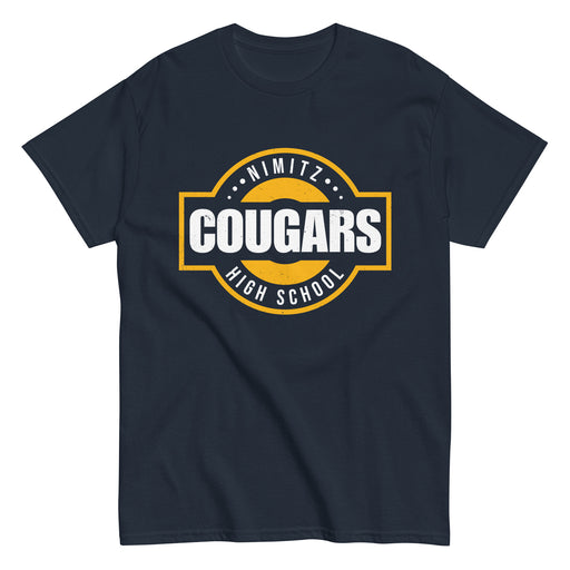 Nimitz High School Cougars Navy Blue Classic Unisex T-shirt 011