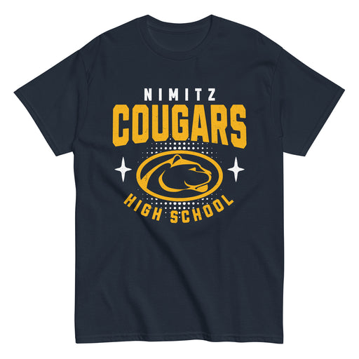 Nimitz High School Cougars Navy Blue Classic Unisex T-shirt 204