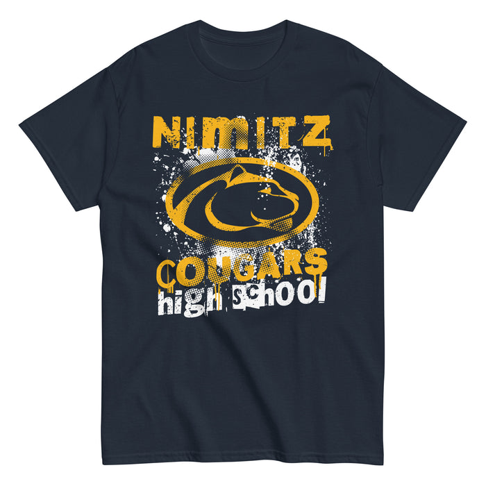 Nimitz High School Cougars Navy Blue Classic Unisex T-shirt 205