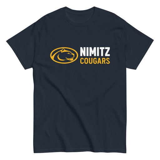 Nimitz High School Cougars Navy Blue Classic Unisex T-shirt 200