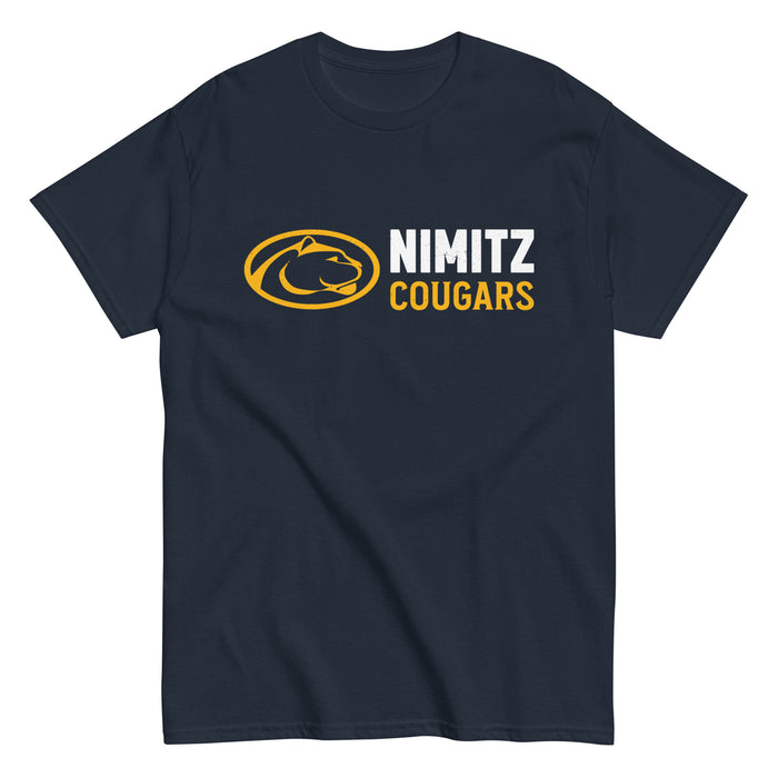 Nimitz High School Cougars Navy Blue Classic Unisex T-shirt 200