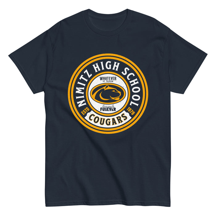 Nimitz High School Cougars Navy Blue Classic Unisex T-shirt 220