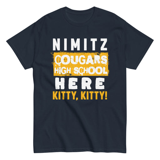 Nimitz High School Cougars Navy Blue Classic Unisex T-shirt 231