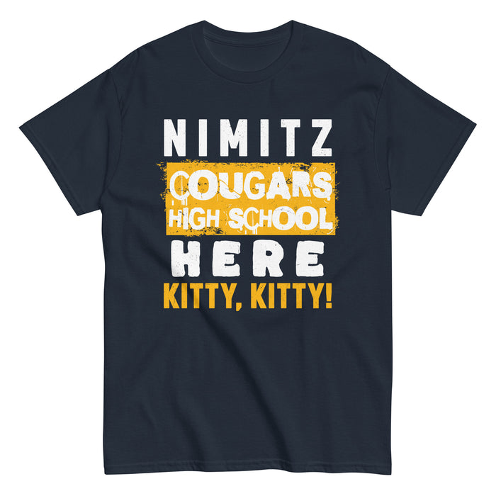 Nimitz High School Cougars Navy Blue Classic Unisex T-shirt 231