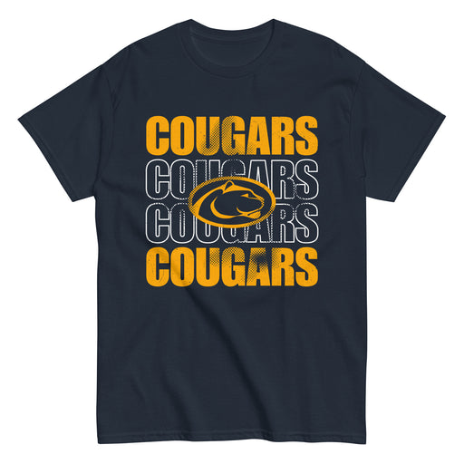 Nimitz High School Cougars Navy Blue Classic Unisex T-shirt 233