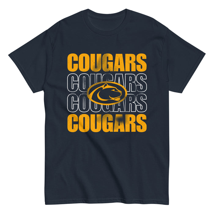 Nimitz High School Cougars Navy Blue Classic Unisex T-shirt 233