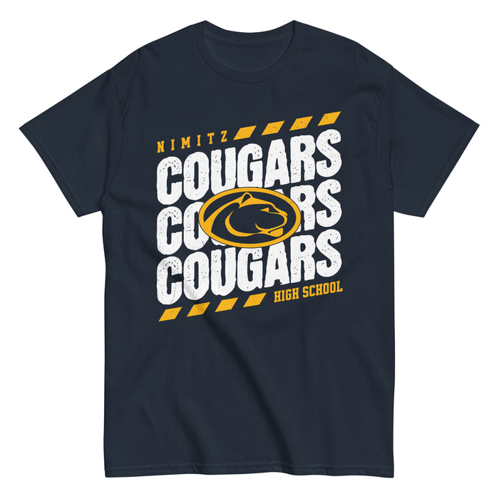 Nimitz High School Cougars Navy Blue Classic Unisex T-shirt 223