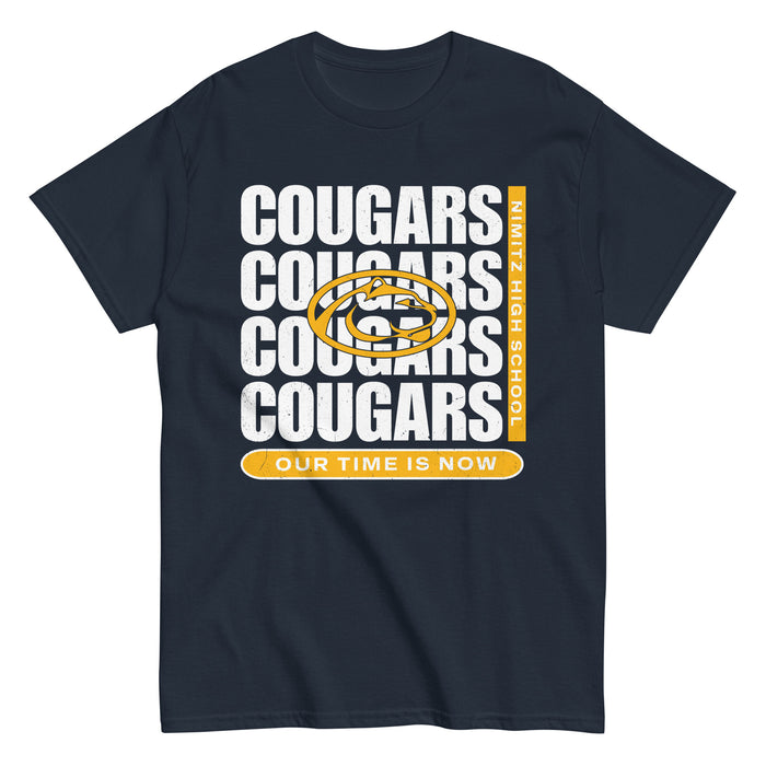 Nimitz High School Cougars Navy Blue Classic Unisex T-shirt 235