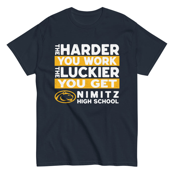 Nimitz High School Cougars Navy Blue Classic Unisex T-shirt 238