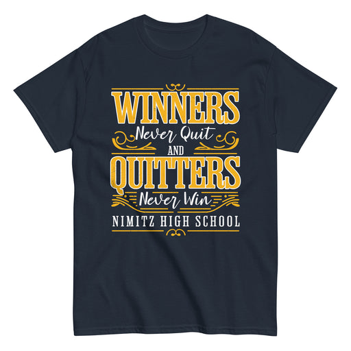 Nimitz High School Cougars Navy Blue Classic Unisex T-shirt 237