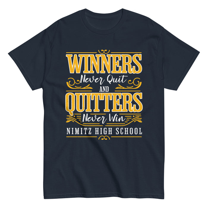 Nimitz High School Cougars Navy Blue Classic Unisex T-shirt 237