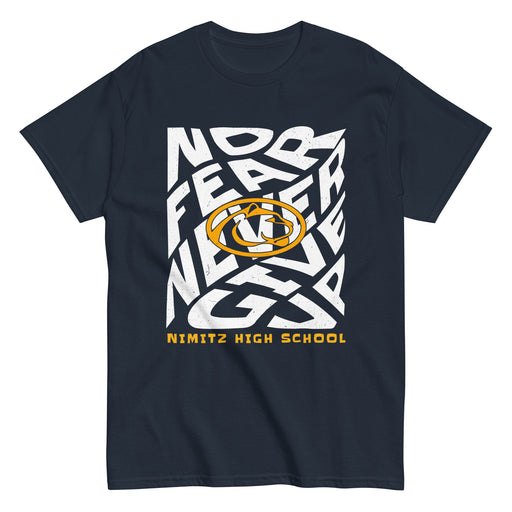 Nimitz High School Cougars Navy Blue Classic Unisex T-shirt 236
