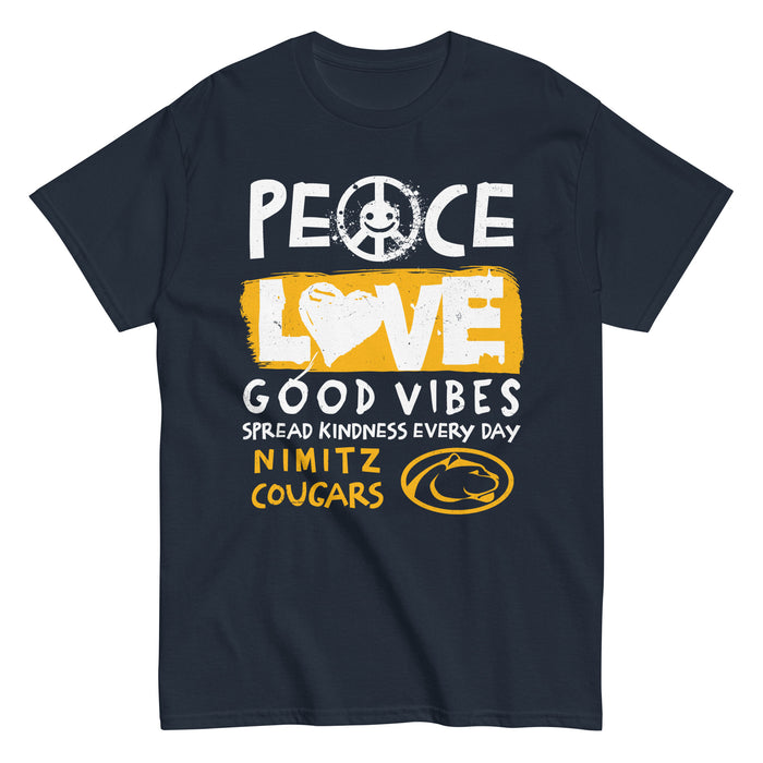 Nimitz High School Cougars Navy Blue Classic Unisex T-shirt 240