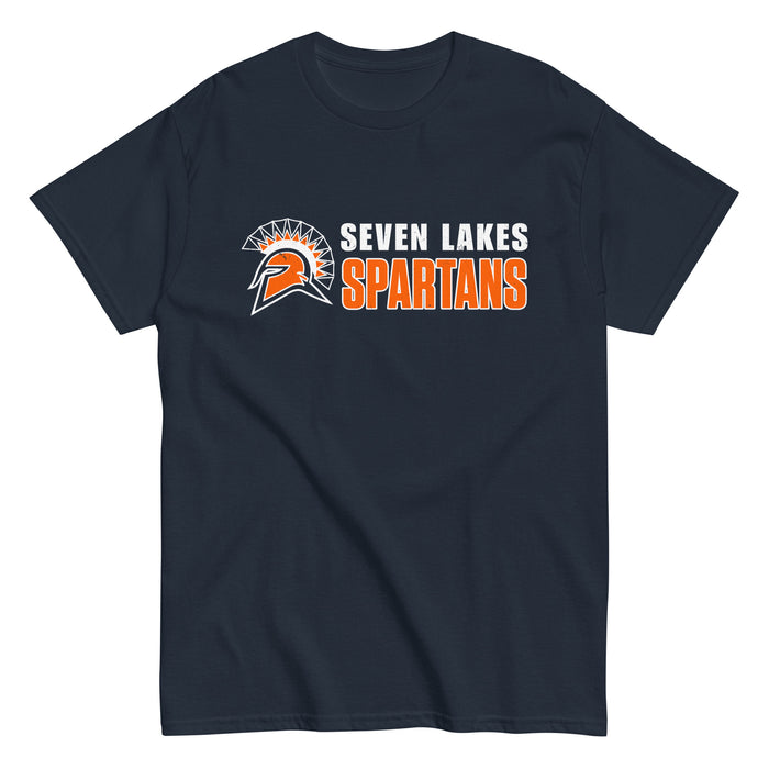 Seven Lakes High School Spartans Navy Blue Classic Unisex T-shirt 200