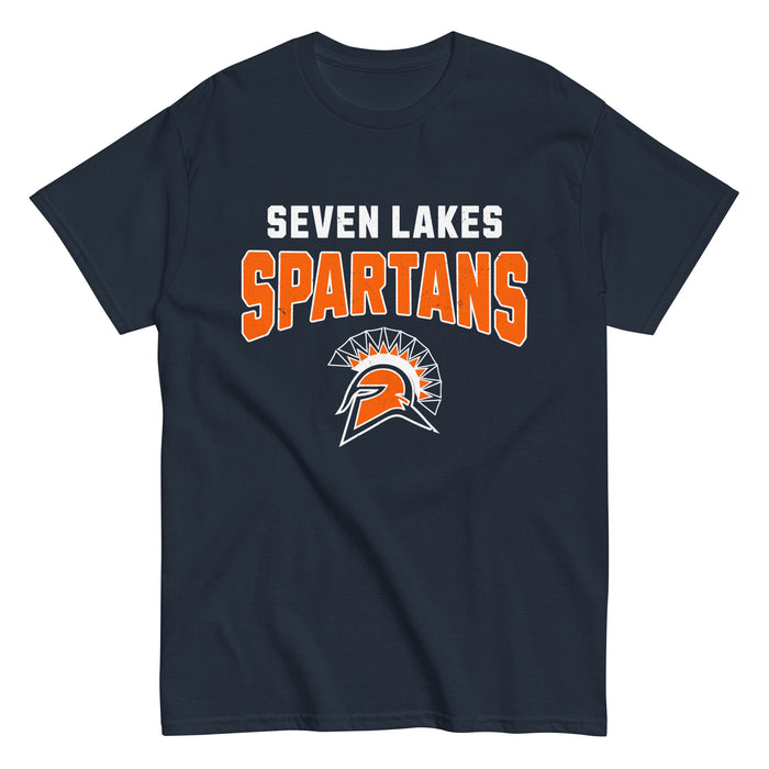 Seven Lakes High School Spartans Navy Blue Classic Unisex T-shirt 234