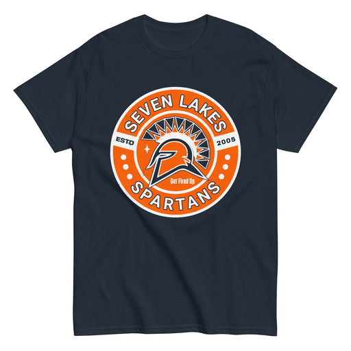 Seven Lakes High School Spartans Navy Blue Classic Unisex T-shirt 239
