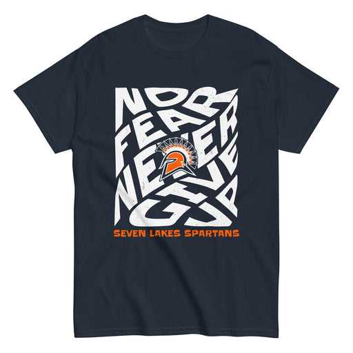Seven Lakes High School Spartans Navy Blue Classic Unisex T-shirt 236