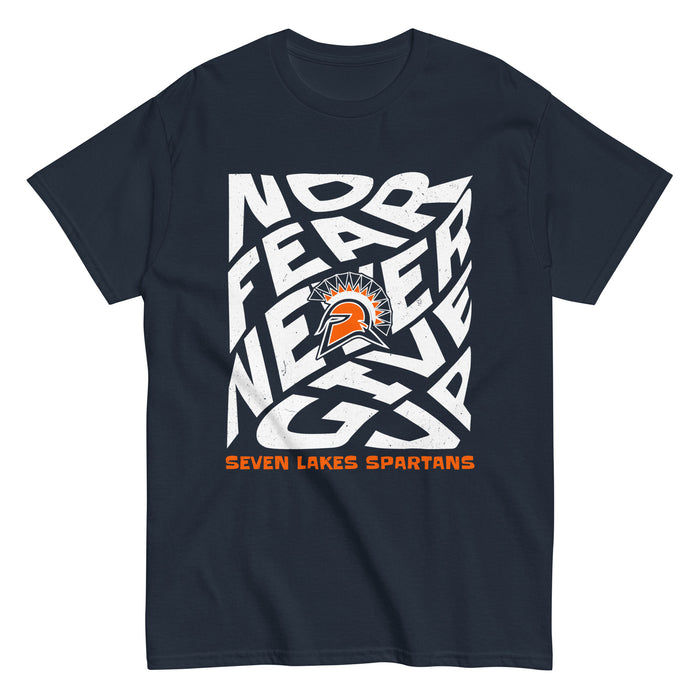 Seven Lakes High School Spartans Navy Blue Classic Unisex T-shirt 236
