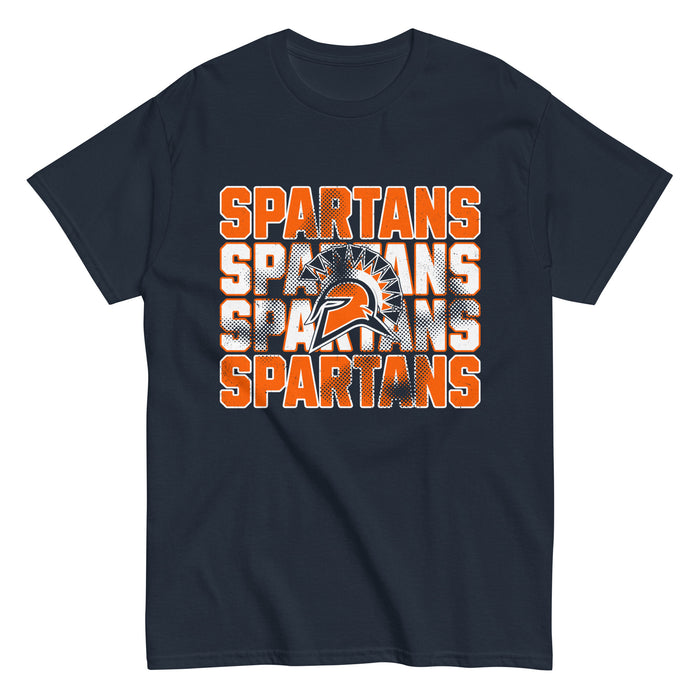 Seven Lakes High School Spartans Navy Blue Classic Unisex T-shirt 233